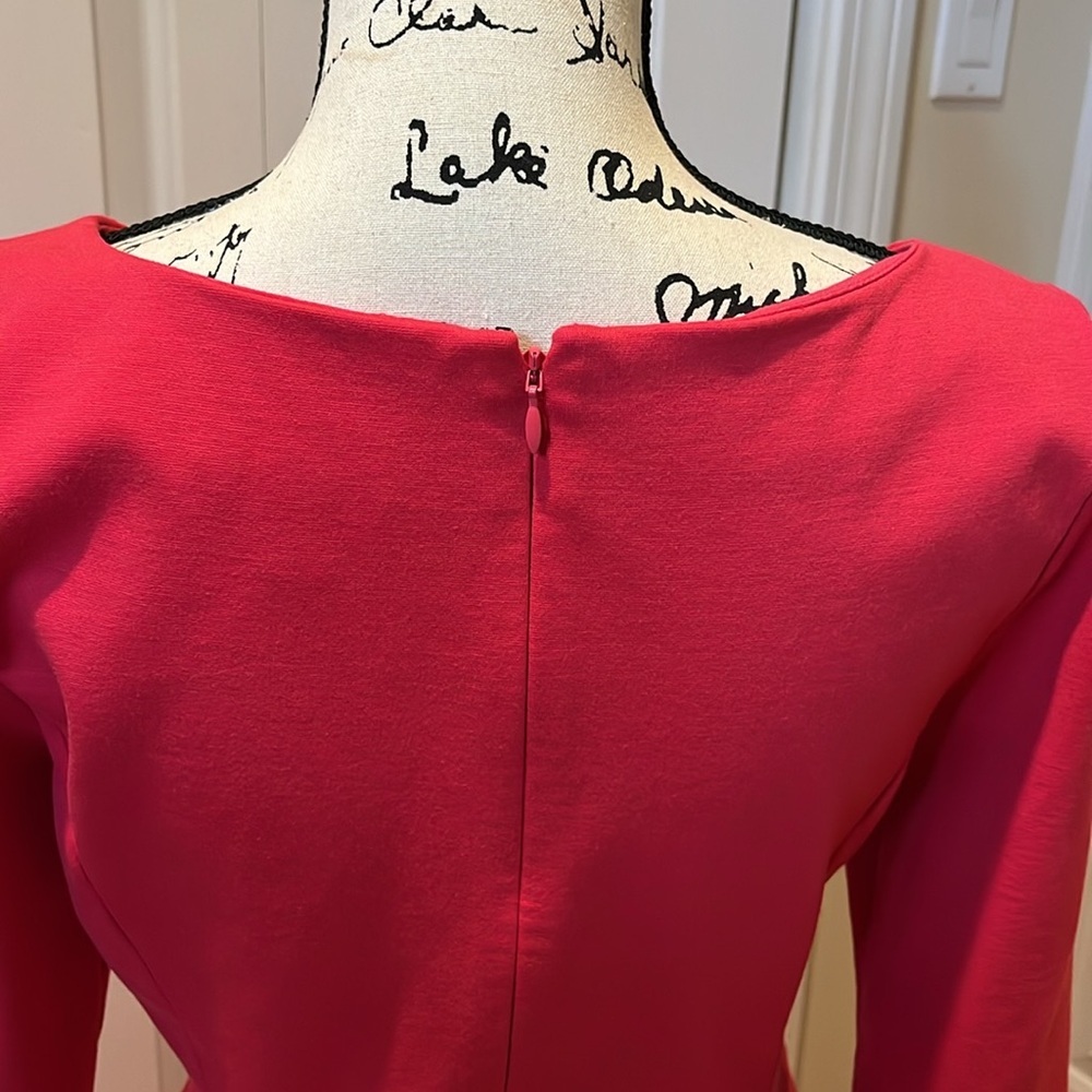 Banana Republic Ponte fitted dress in heart throb pink - Picture 8 of 10